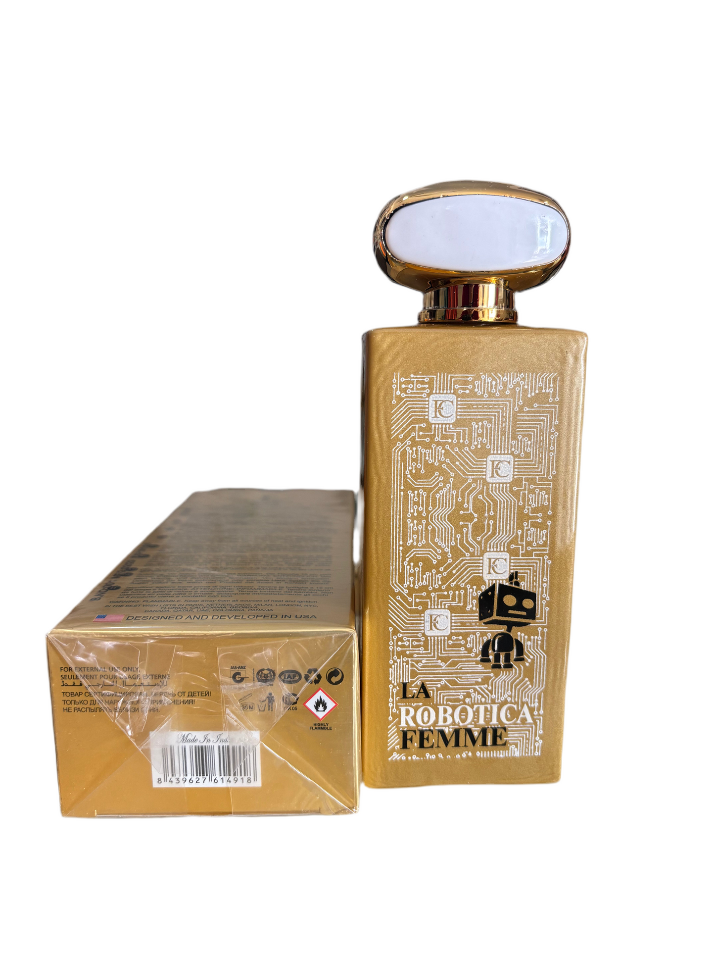 FRAGANCE COUTURE LA ROBOTICA FEMME EAU DE PARFUM NATURAL SPRAY 3.4 FL OZ 100 ml