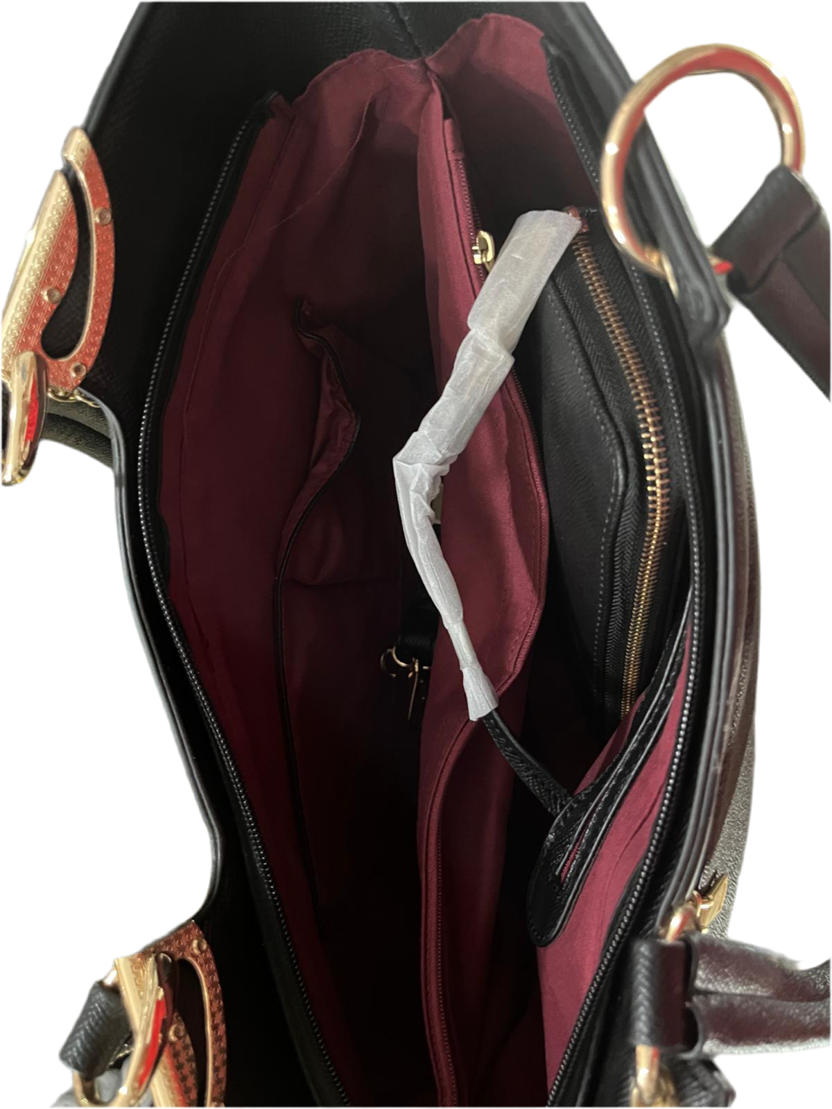 DIOPHY PETA APPROVED VEGAN LEATHER SHOULDER BAG