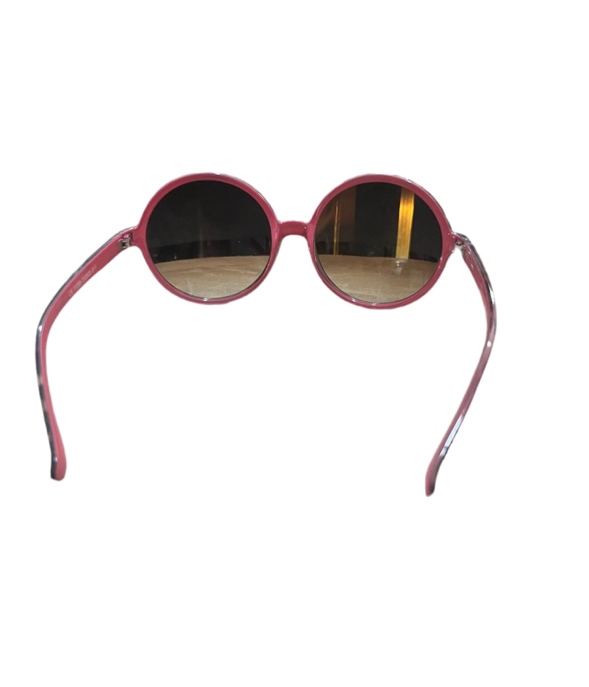 PINK & ANIMAL PRINT ROUND ANN TAYLOR LOFT SUNGLASSES