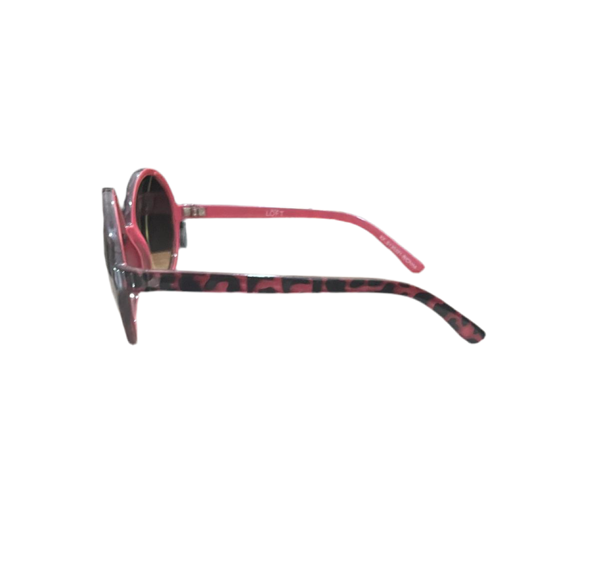 PINK & ANIMAL PRINT ROUND ANN TAYLOR LOFT SUNGLASSES