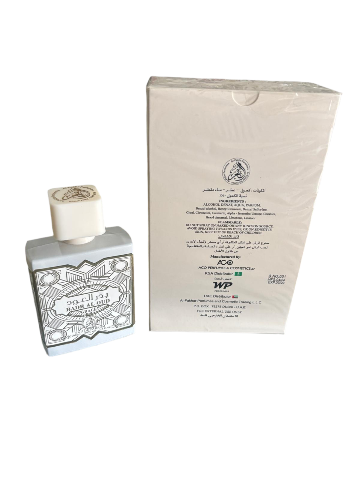 AL FAKHAR PERFUMES BADR AL OUD GRACE EDP SPRAY 100ML