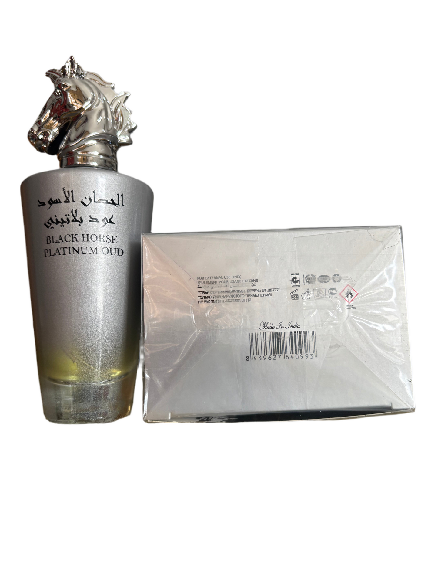 FRAGANCE COUTURE BLACK HORSE PLATINUM OUD EDP SPRAY 100 ML