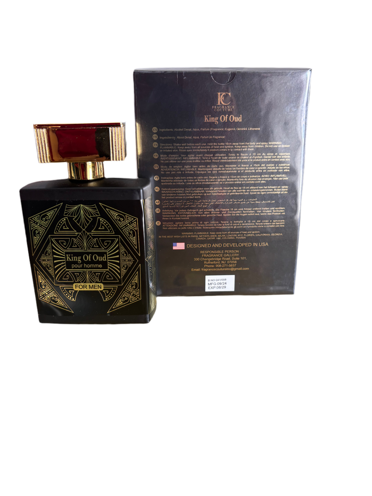 FRAGANCE COUTURE KING OF OUD EDP SPRAY 100ML