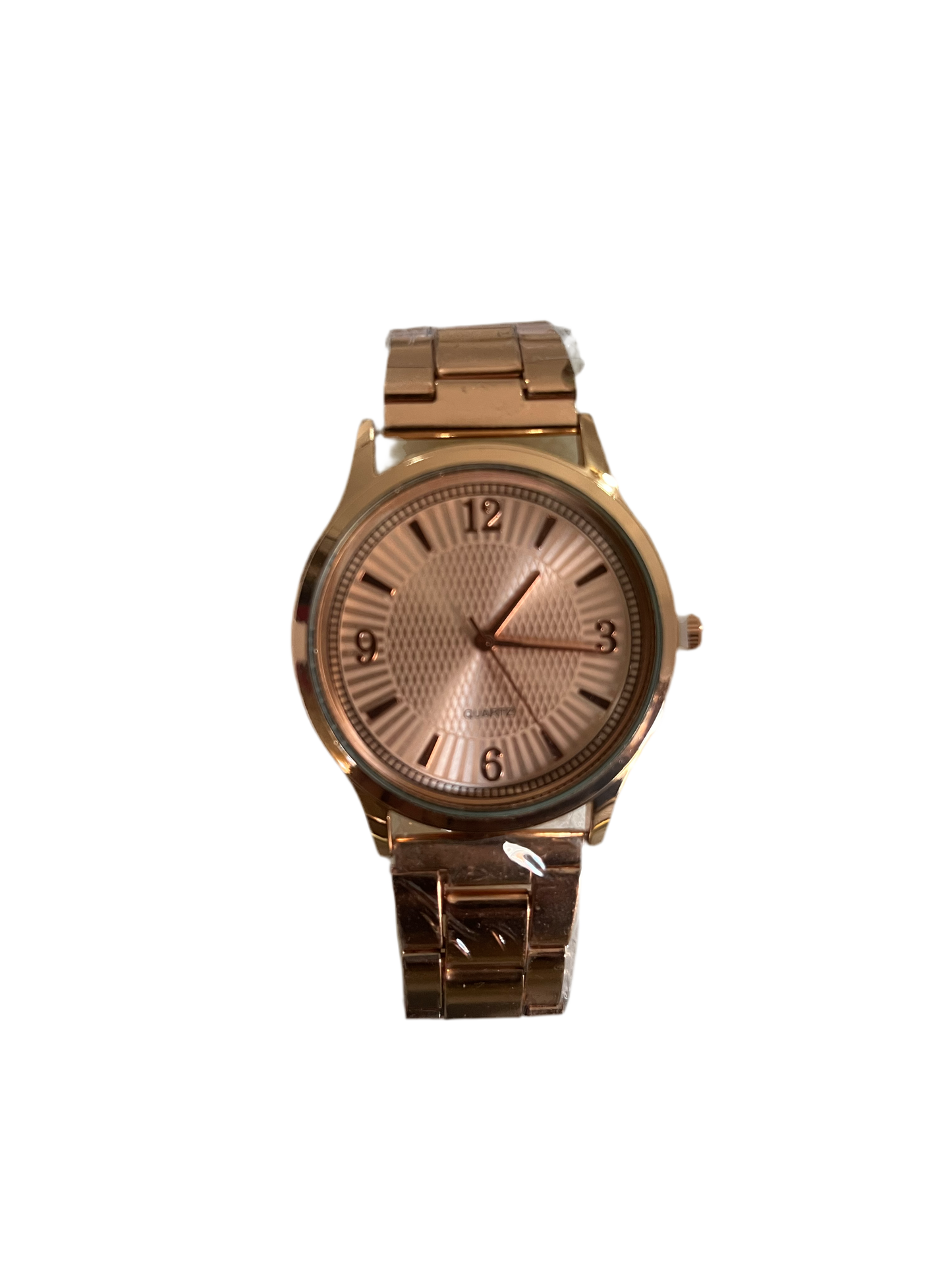 ROUND ROSE GOLD WRISTWATCH