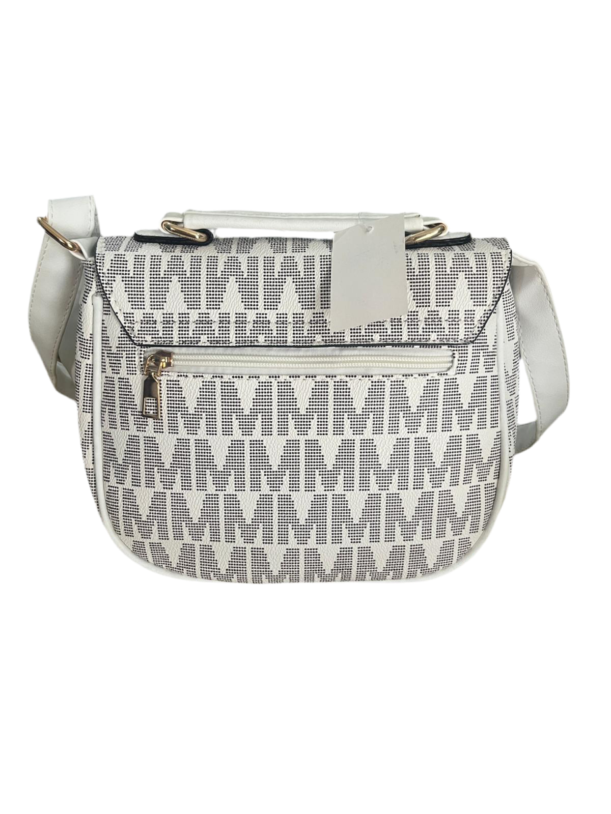 FASHION DESIGNER INSPIRED WHITE CROSSBODY BAG