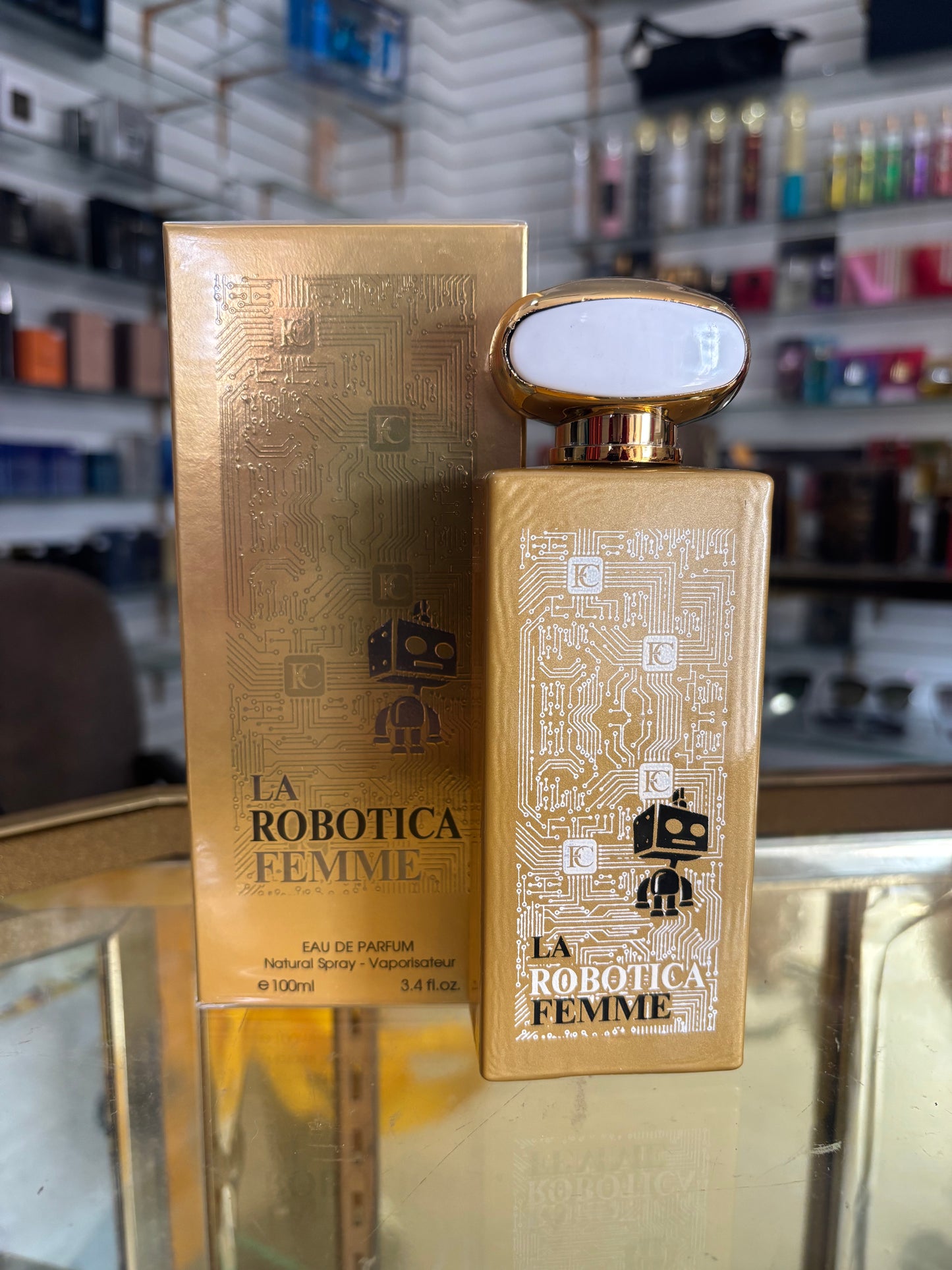 FRAGANCE COUTURE LA ROBOTICA FEMME EAU DE PARFUM NATURAL SPRAY 3.4 FL OZ 100 ml
