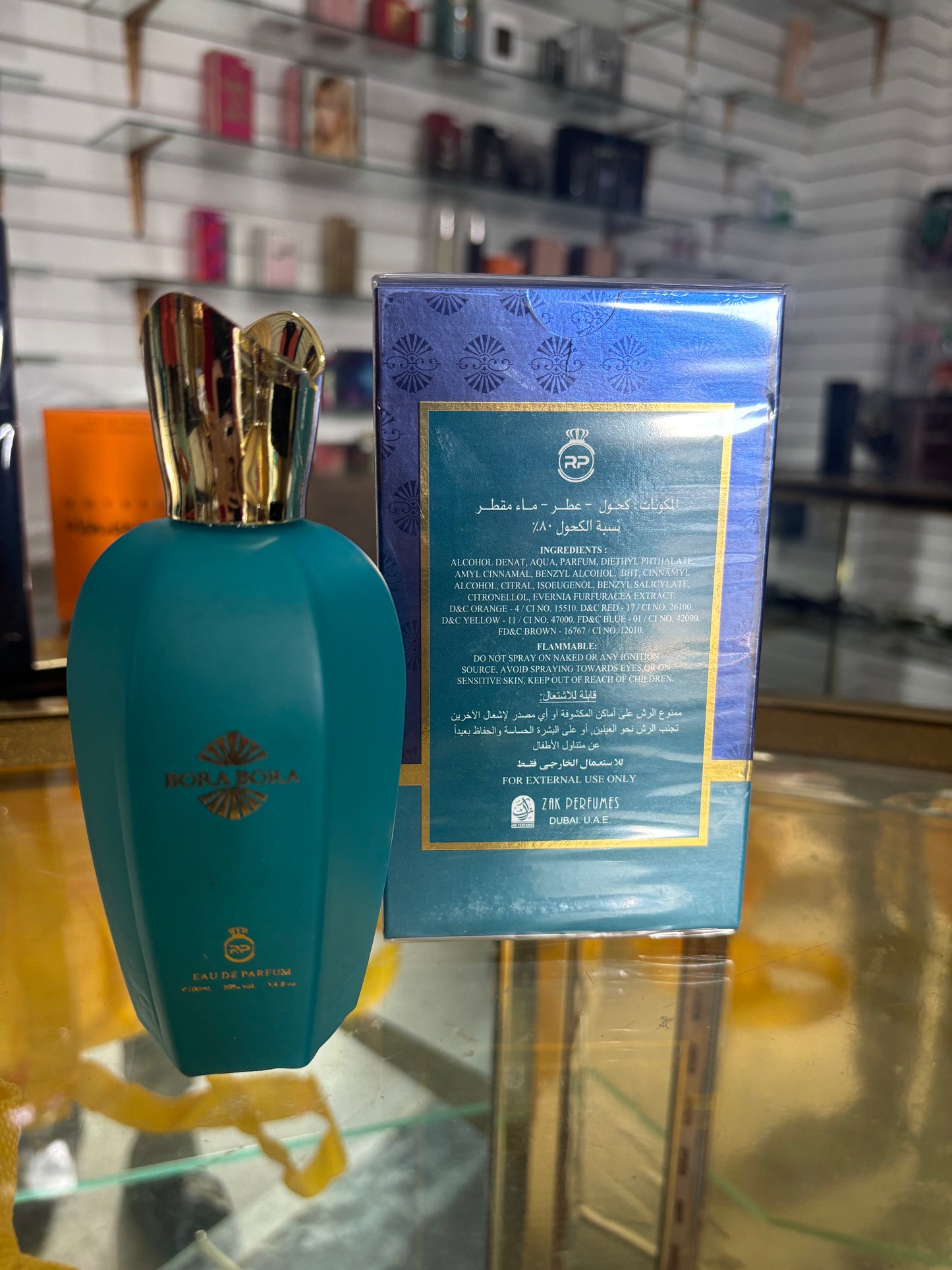 ZAK PERFUMES DUBAI BORA BORA EDP SPRAY 100ML