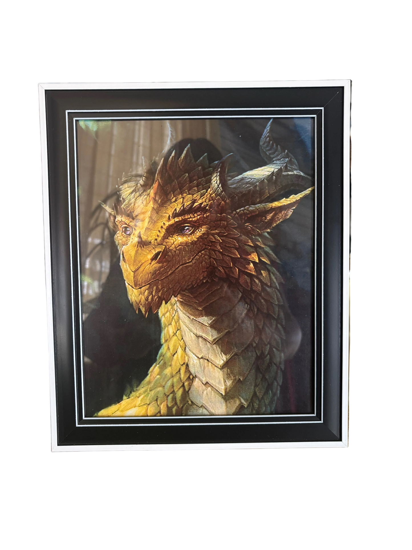 FANTASY DRAGON 8X10” FRAMED ART POSTER