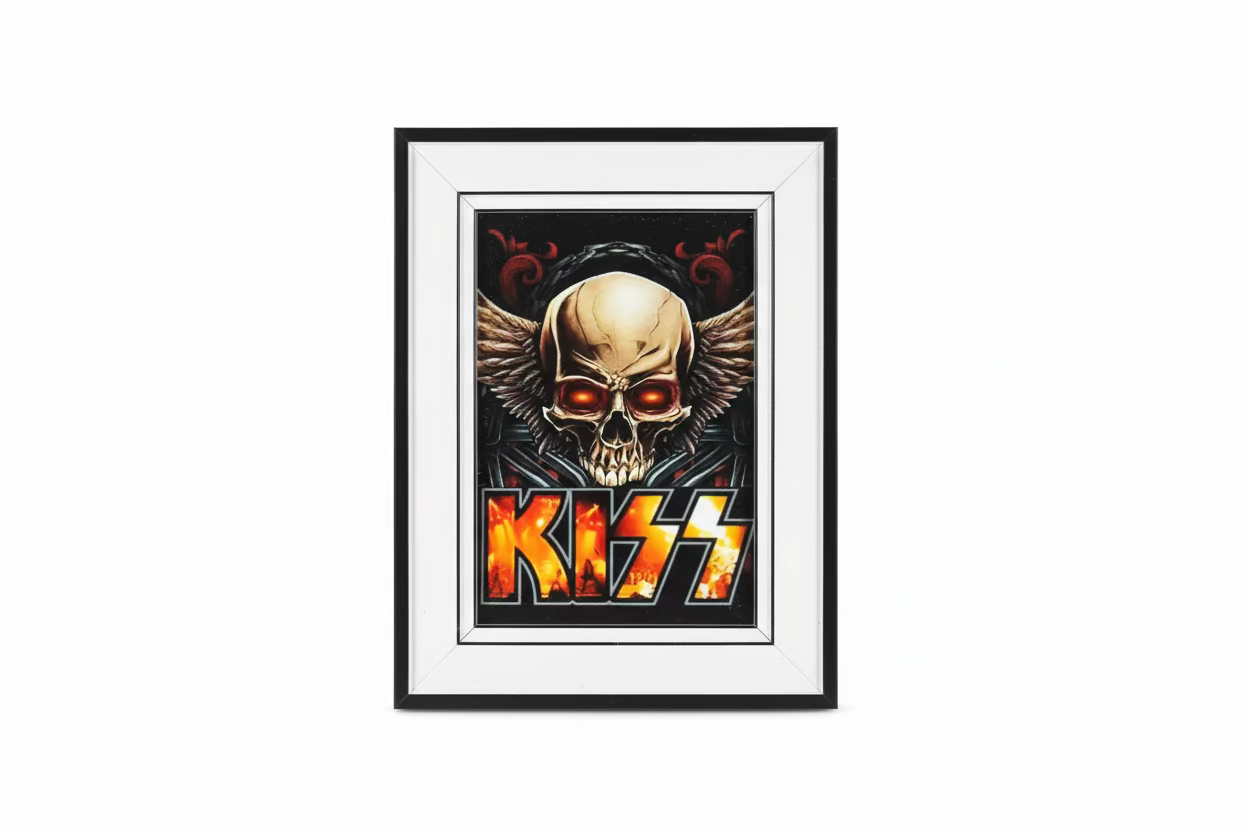 KISS FRAMED ART POSTER