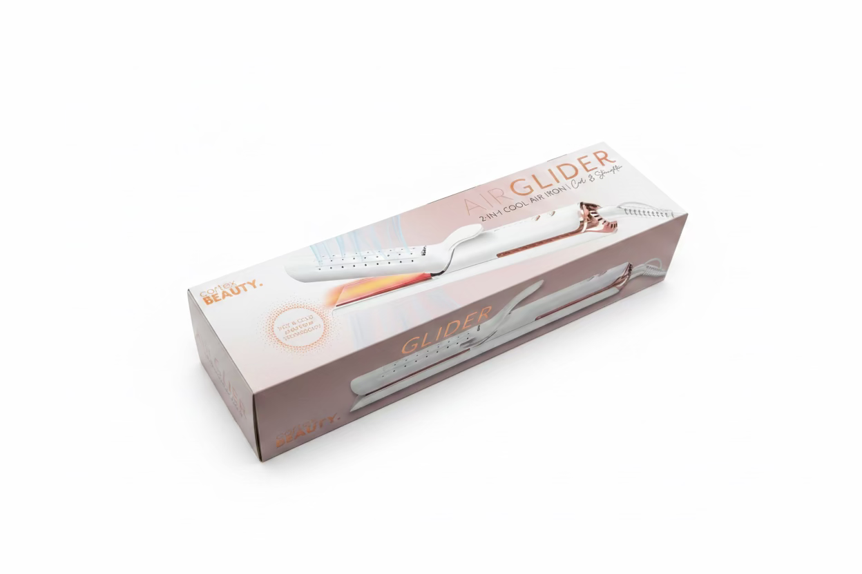 CORTEX BEAUTY AIR GLIDER 2 IN 1 COOL AIR IRON CURL & STRAIGHTEN