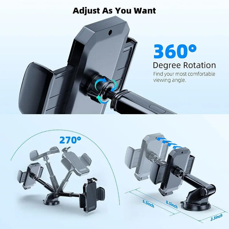 Universal Car Phone Holder Mount Sucker Dashboard Windshield Air Vent GPS Mobile Cell Support in Car For iPhone Xiaomi Huawei