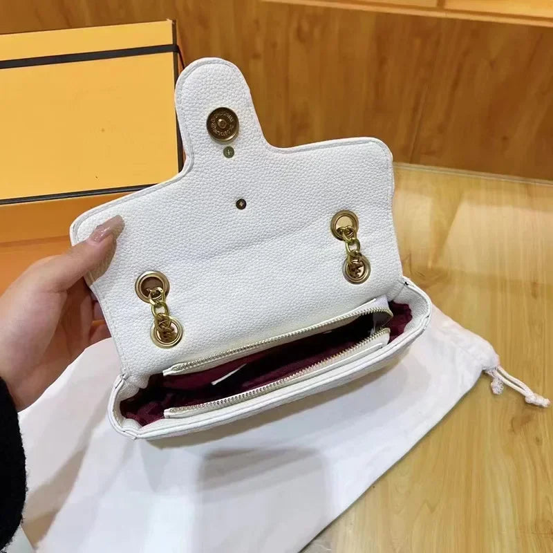 New Classic Fashion Double G Women’s Bag Chain Saddle Camera Bag Dionysian Shoulder Messenger Bag