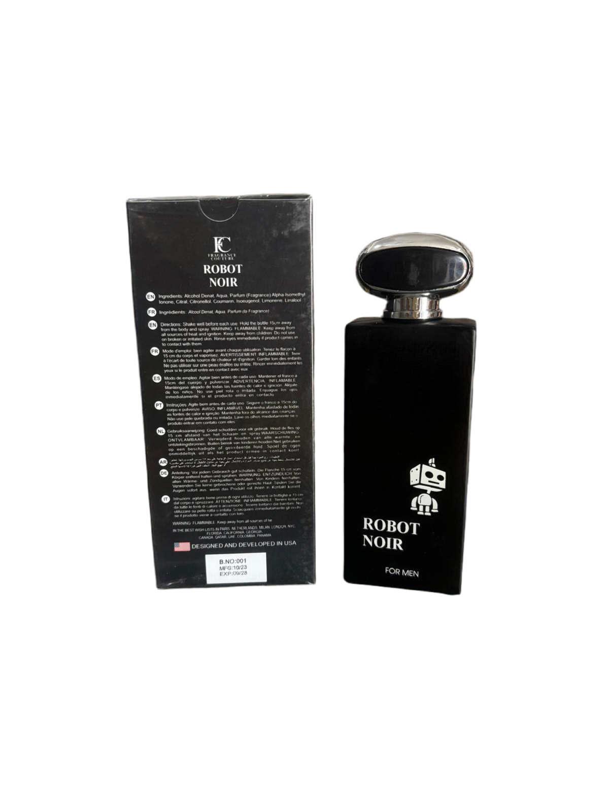 FRAGANCE COUTURE ROBOT NOIR EDP SPRAY 100 ML