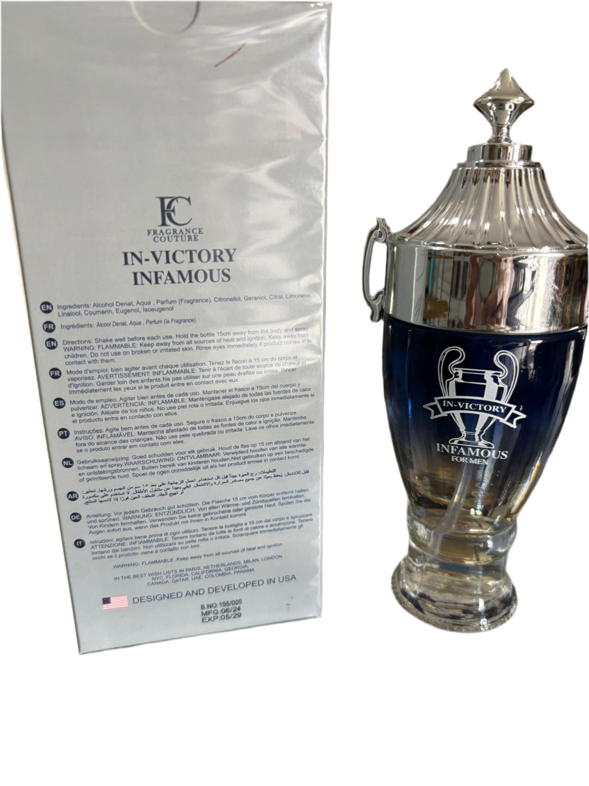 FRAGANCE COUTURE IN-VICTORY INFAMOUS EDP SPRAY 100 ML