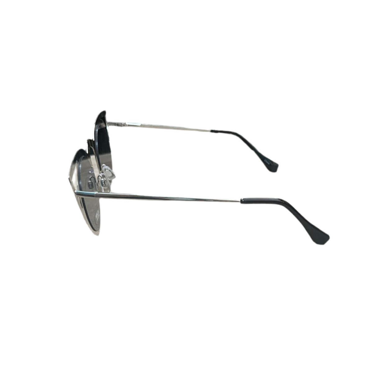 CAT EYE SILVER SUNGLASSES