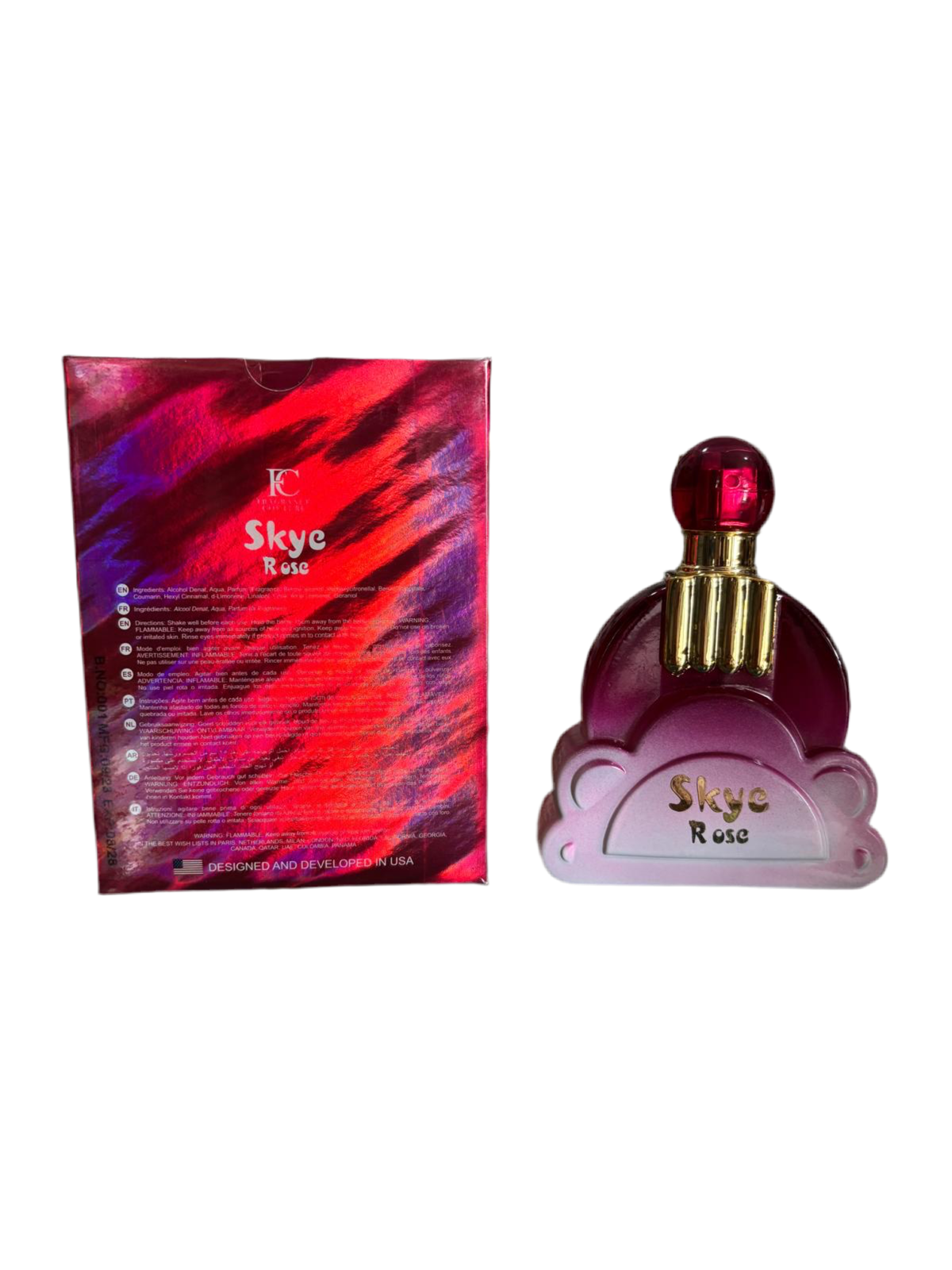 FRAGANCE COUTURE SKYE ROSE EDP SPRAY 100 ML