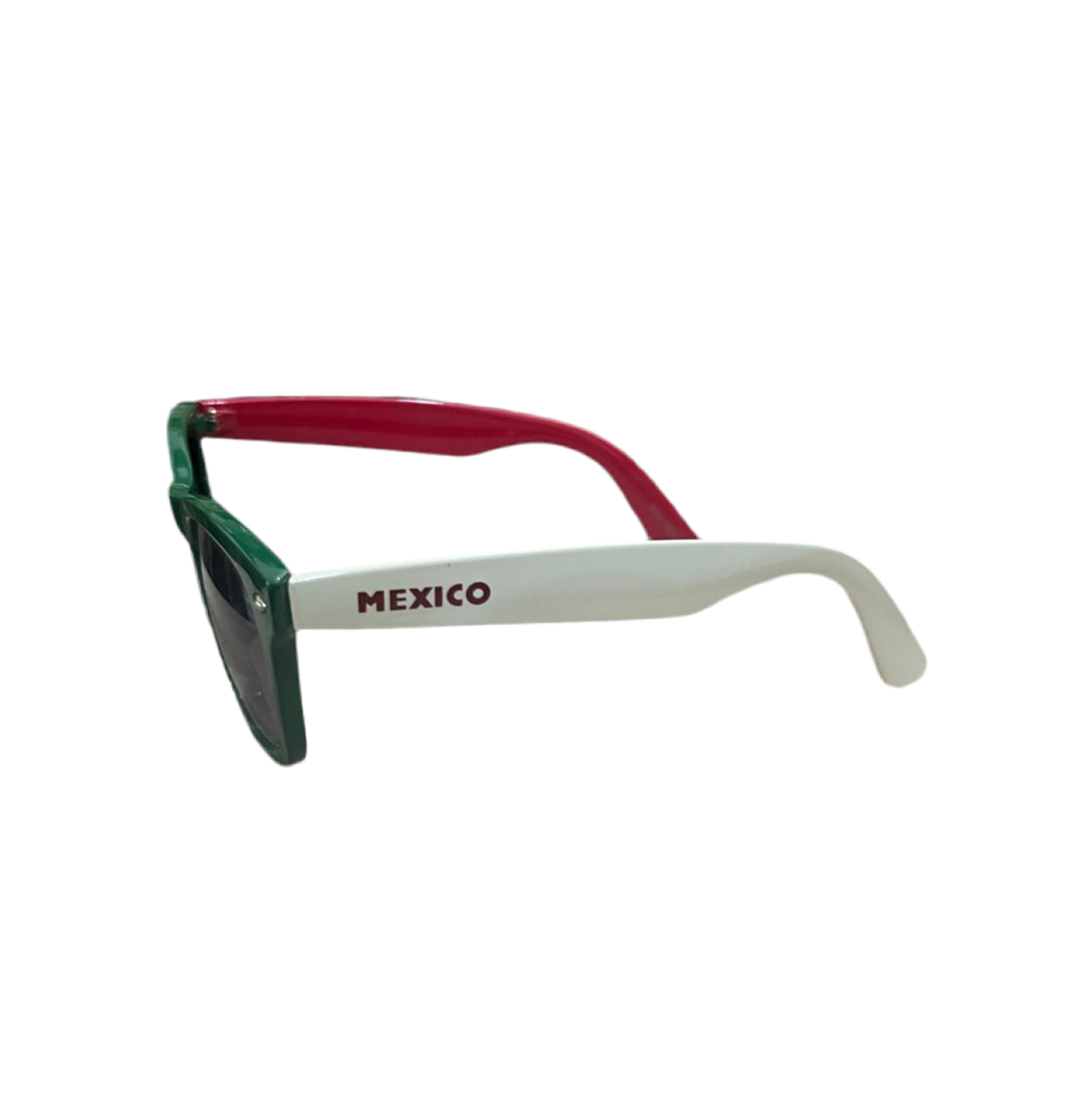 GREEN, RED & BONE WHITE MEXICO SUNGLASSES