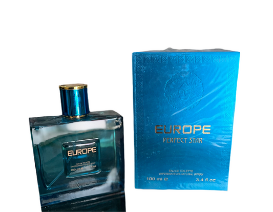 PERFECT STAR EUROPE EAU DE TOILETTE NATURAL SPRAY 3.4 FL OZ 100 ml