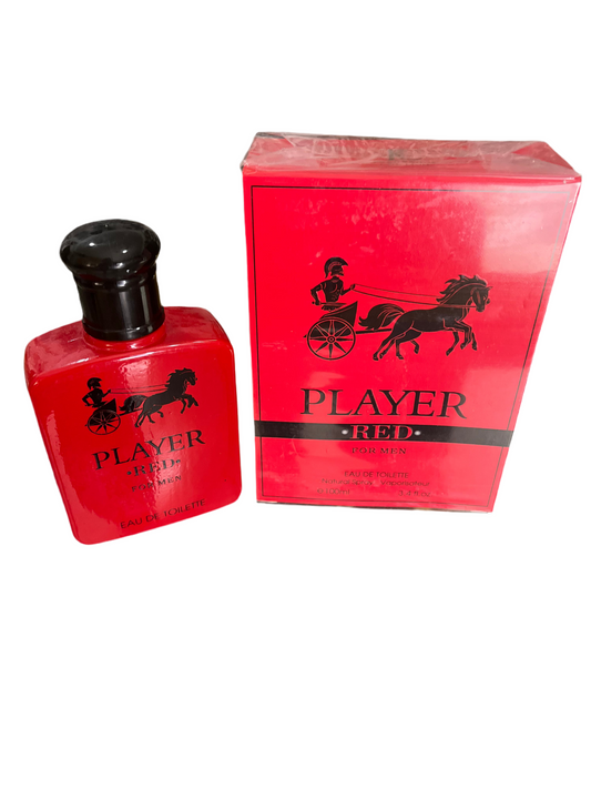 FRAGANCE COUTURE PLAYER RED EAU DE TOILETTE SPRAY 3.4 FL OZ 100 ml
