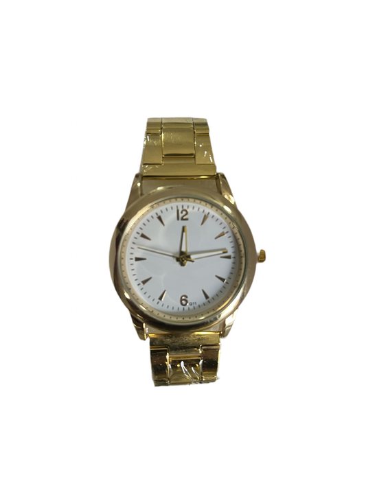ROUND YELLOW GOLD WRISTWATCH