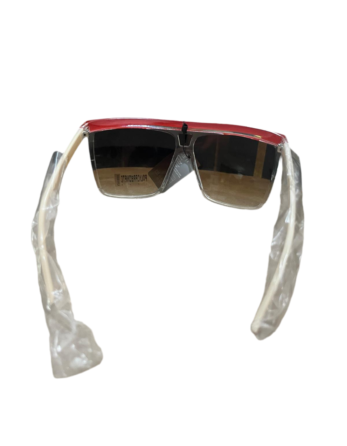 RED & BEIGE UNISEX SUNGLASSES
