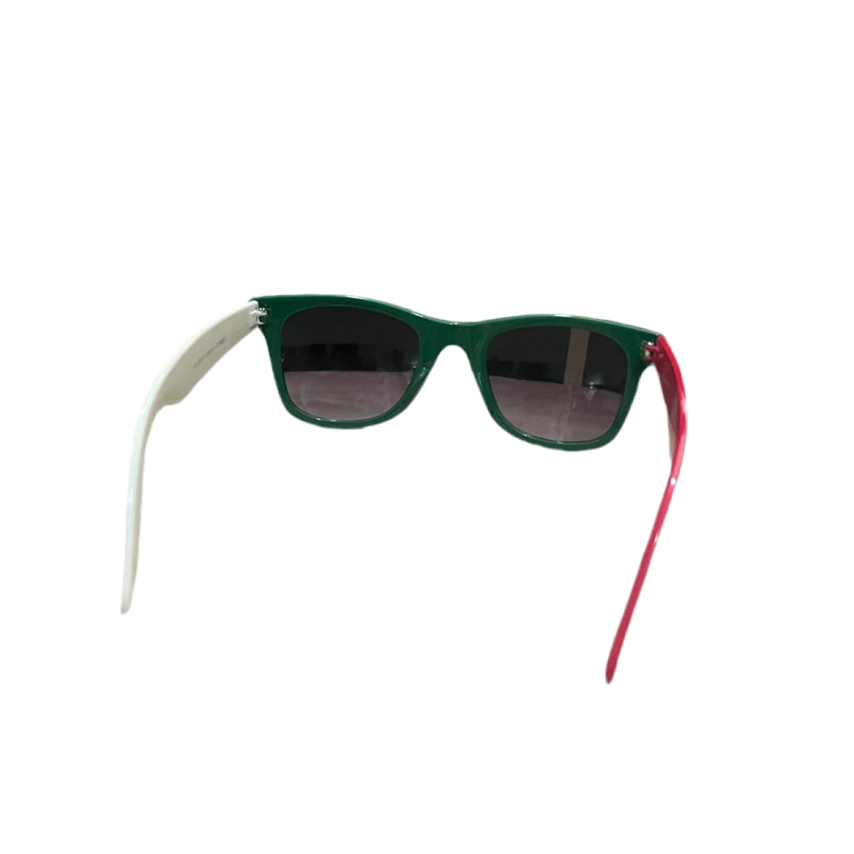 GREEN, RED & BONE WHITE MEXICO SUNGLASSES