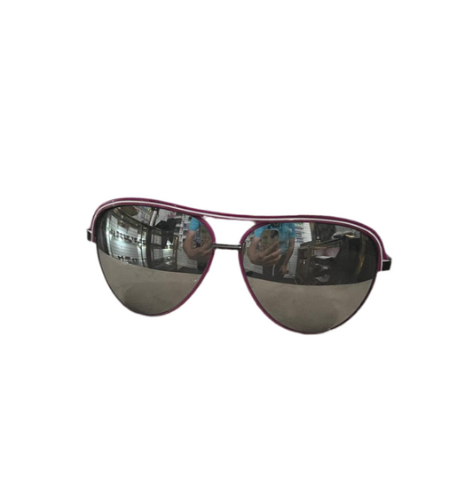 MAGENTA AVIATOR SUNGLASSES