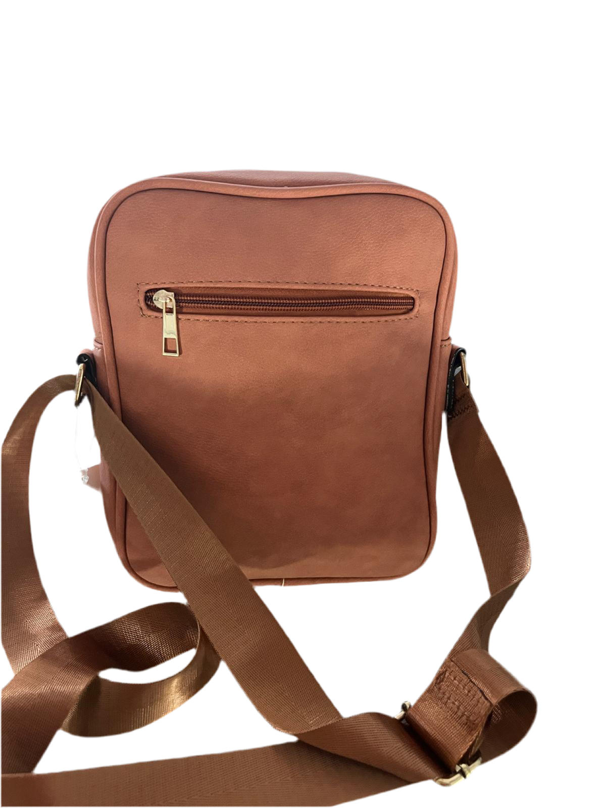 BRICK ORANGE UNISEX CROSSBODY BAG