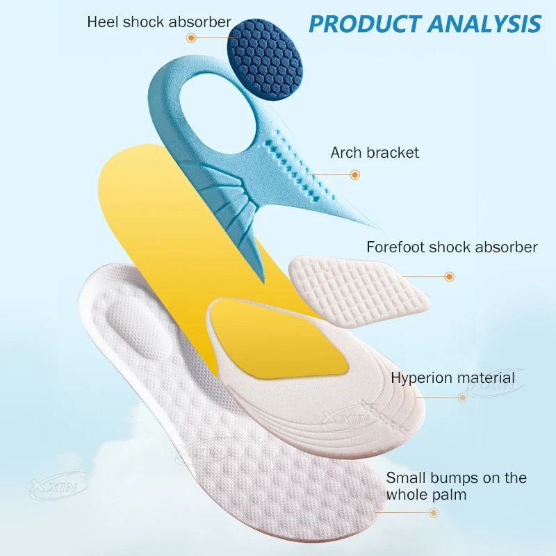 【Xxin】Kids Orthotics Insoles Flat Foot Arch Support Shoe Insole Children Insole size 26-35
