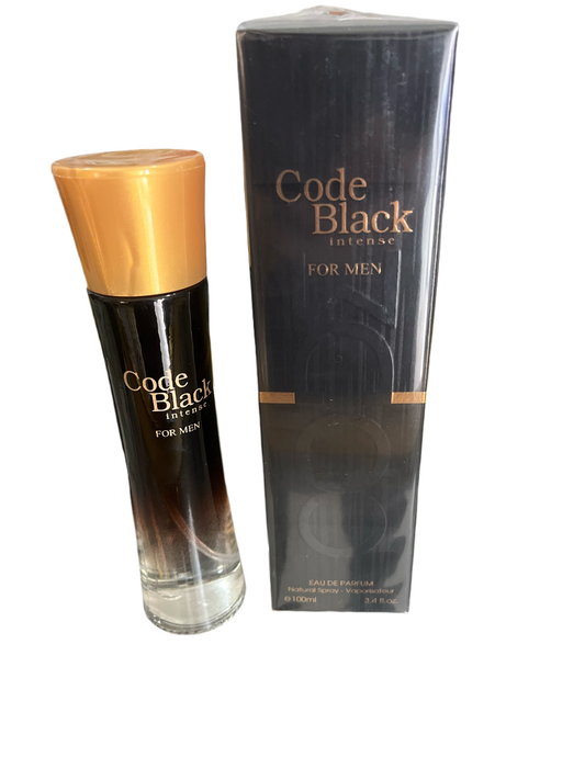 FRAGANCE COUTURE CODE BLACK INTENSE EAU DE PARFUM SPRAY 3.4 FL OZ 100 ml