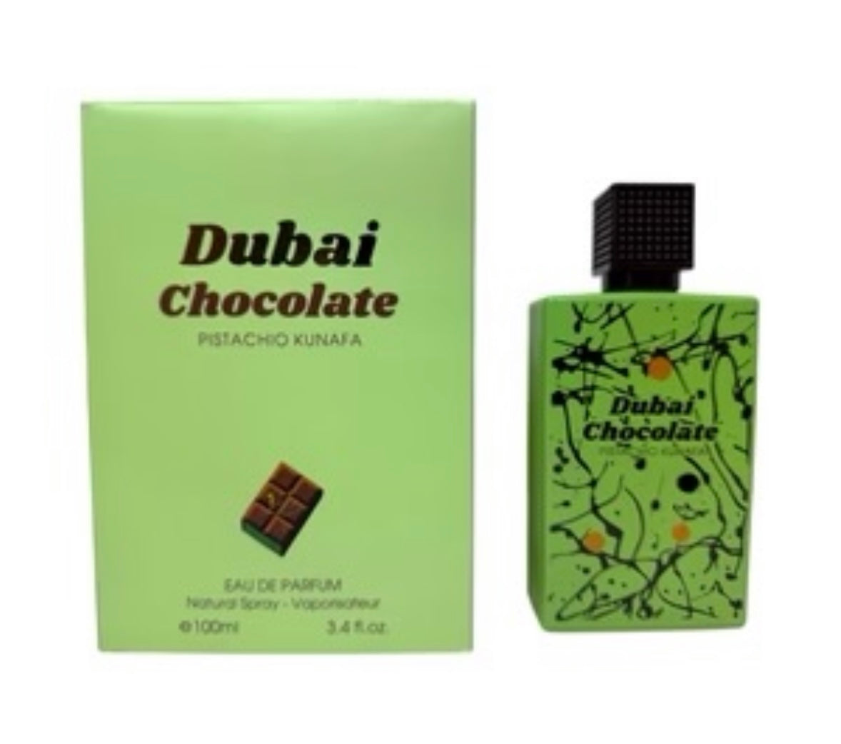 FRAGANCE COUTURE DUBAI CHOCOLATE PISTACHIO KUNAFA EDP SPRAY 100 ML