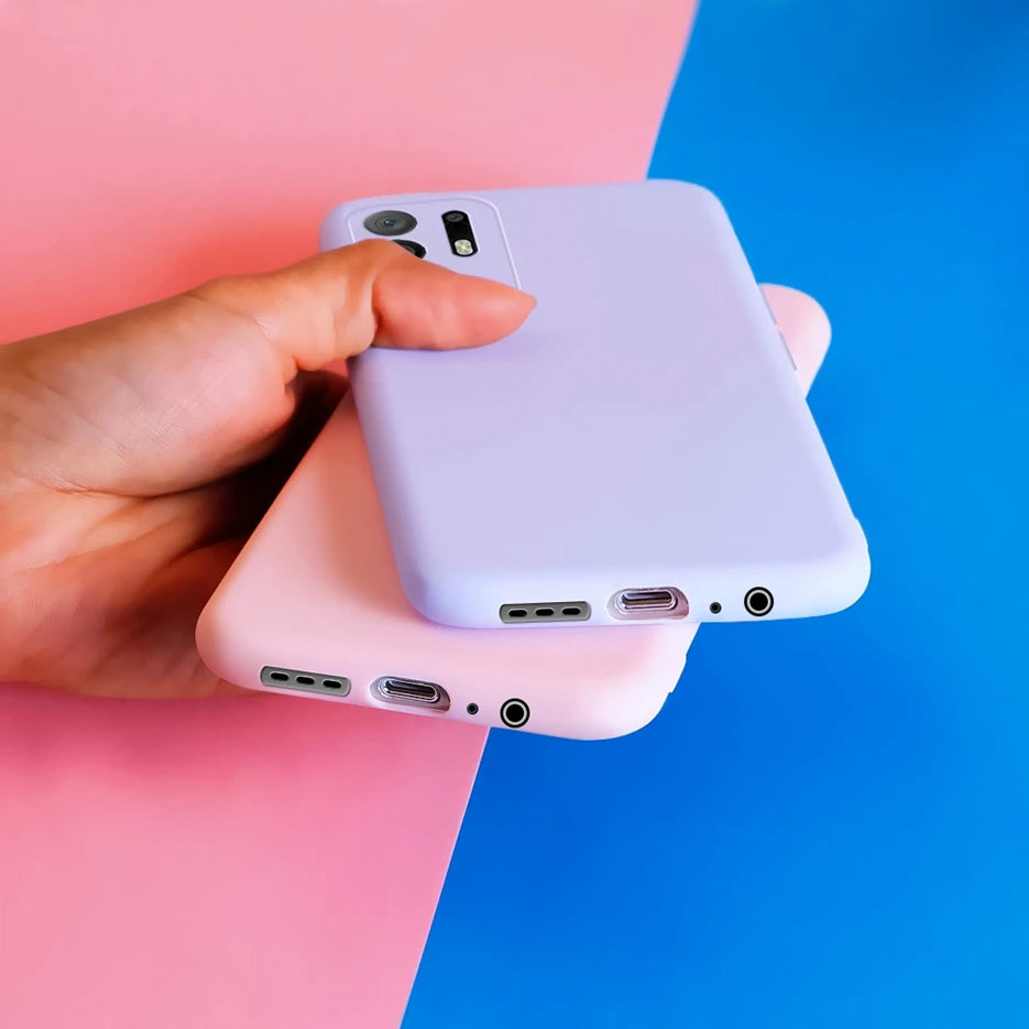 For Oppo A94 Case CPH2203 Soft Slim Fundas Cute Silicone Pure Color Back Cover For Oppo A94 5G CPH2211 OppoA94 Phone Cases Coque