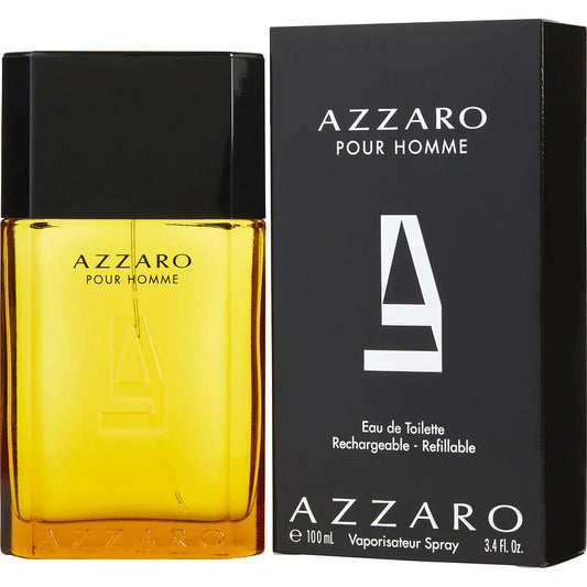 AZZARO POUR HOMME EAU DE TOILETTE SPRAY VAPORIZATEUR 3.4 FL OZ 100 ml