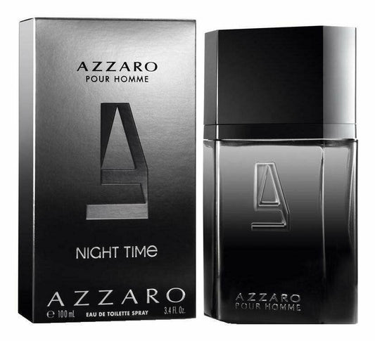 AZZARO POUR HOMME NIGHT TIME EAU DE TOILETTE SPRAY 3.4 FL OZ 100 ml
