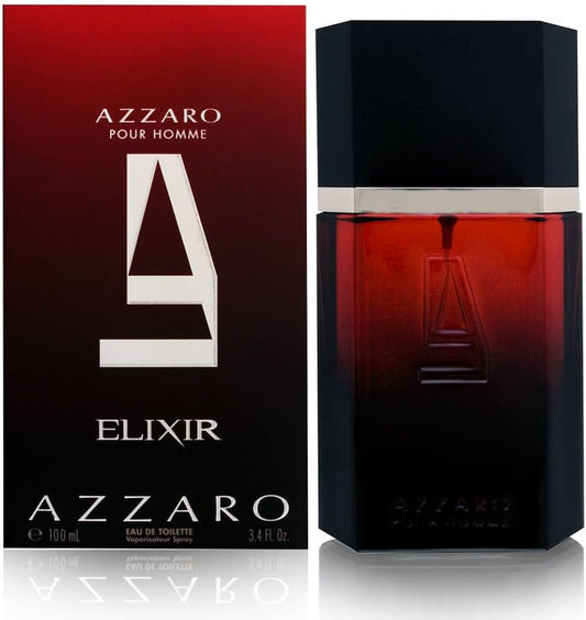 AZZARO POUR HOMME ELIXIR EAU DE TOILETTE SPRAY VAPORISATEUR 3.4 FL OZ 100 ml