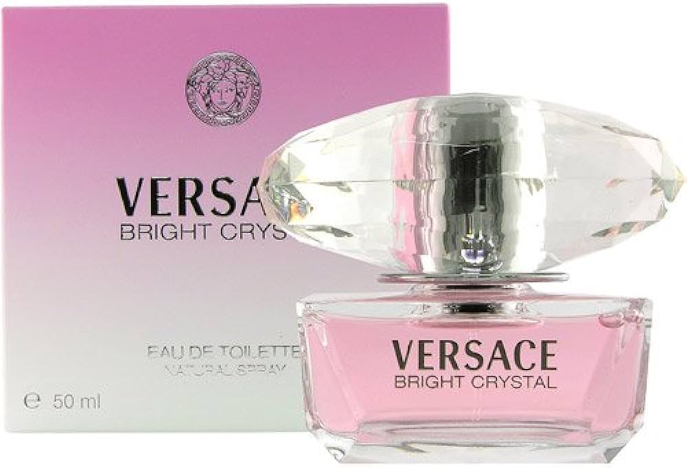 VERSACE BRIGHT CRYSTAL EAU DE TOILETTE NATURAL SPRAY 1.7 FL OZ 50 ml