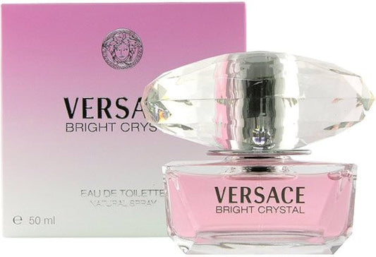 VERSACE BRIGHT CRYSTAL EAU DE TOILETTE NATURAL SPRAY 1.7 FL OZ 50 ml
