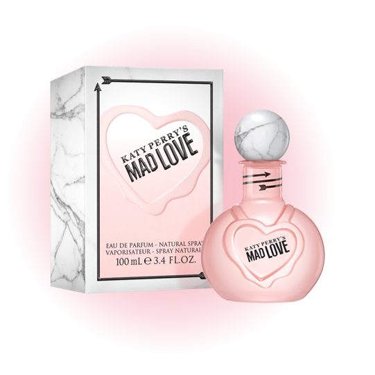 KATY PERRY MAD LOVE EAU DE PARFUM NATURAL SPRAY 3.4 FL OZ 100 ml