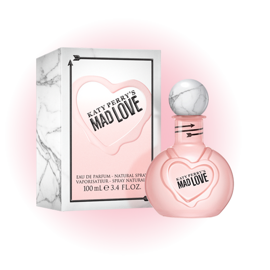 KATY PERRY MAD LOVE EAU DE PARFUM NATURAL SPRAY 3.4 FL OZ 100 ml