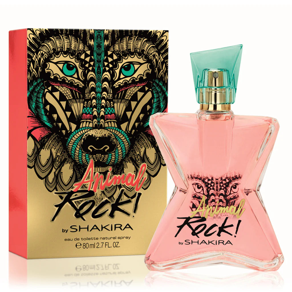 SHAKIRA ANIMAL ROCK! EAU DE TOILETTE NATURAL SPRAY 2.7 FL OZ 80 ml
