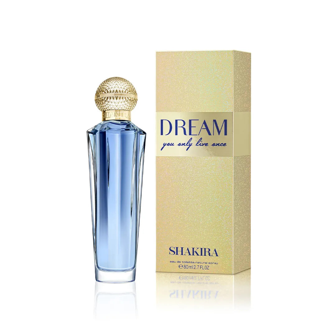 SHAKIRA DREAM EAU DE TOILETTE NATURAL SPRAY 2.7 FL OZ 80 ml