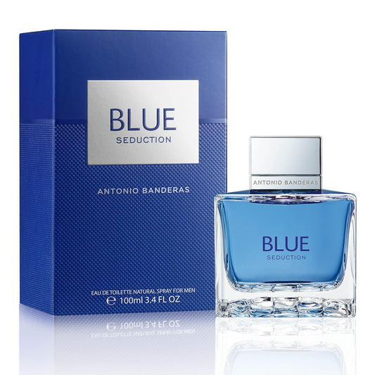 ANTONIO BANDERAS BLUE SEDUCTION EAU DE TOILETTE NATURAL SPRAY 3.4 FL OZ 100 ml