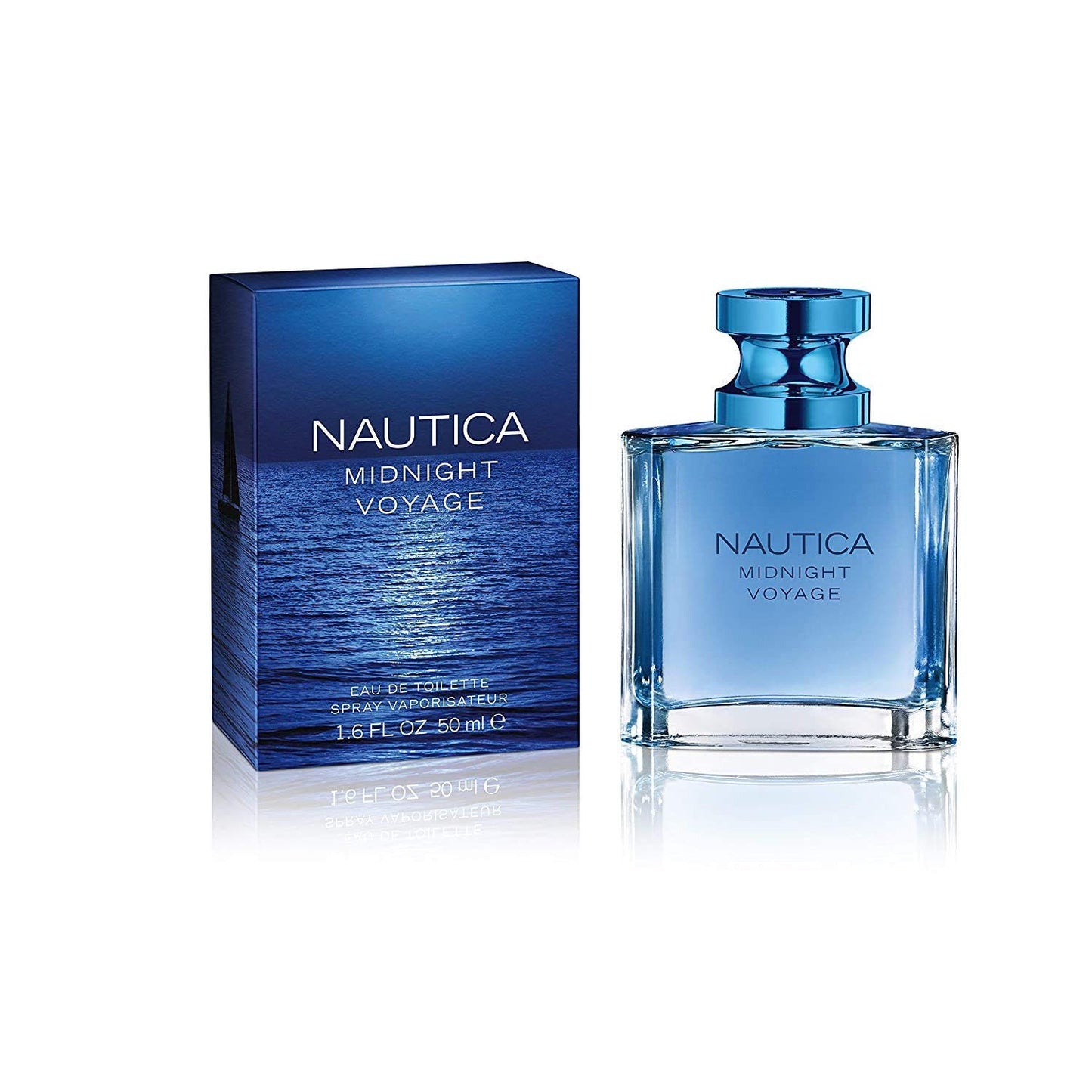 NAUTICA MIDNIGHT VOYAGE EAU DE TOILETTE VAPORIZATEUR 1.6 FL OZ 50 ml