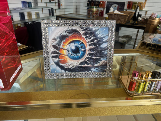 EYE CRYSTALS 8X10”FRAMED ART POSTER