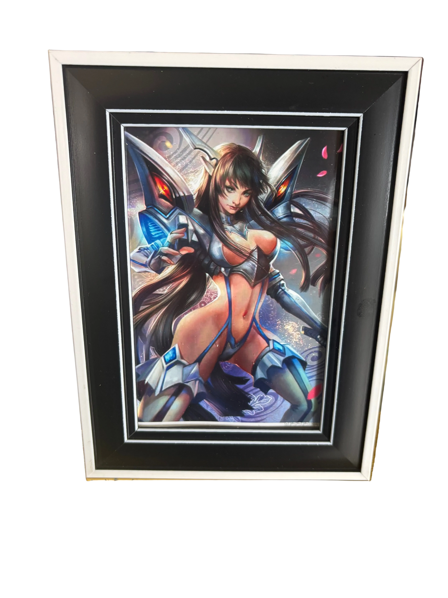 FEMALE SUPER HERO FAIRY FRAMED ART POSTER