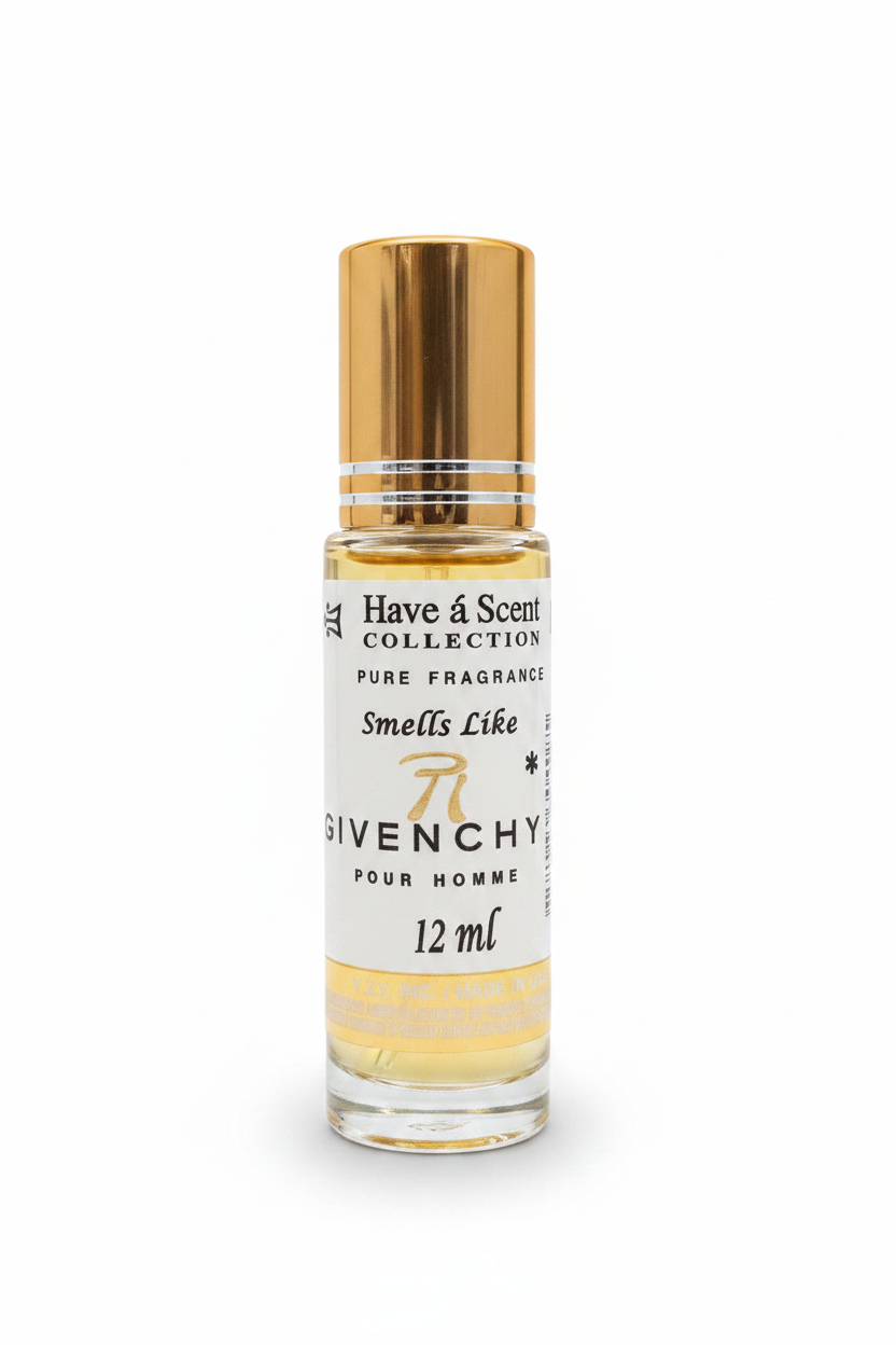 HAVE Á SCENT COLLECTION PURE FRAGRANCE SMELLS LIKE GIVENCHY POUR HOMME 12 ML ROLL-ON OIL