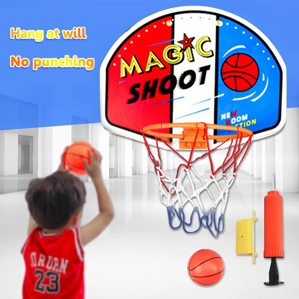 Indoor Mini Basketball Hoop Sports Fan Backboards For Kids Boys Girls Door Room Basketball Hoop Mini Hoop With 1 Ball Toy