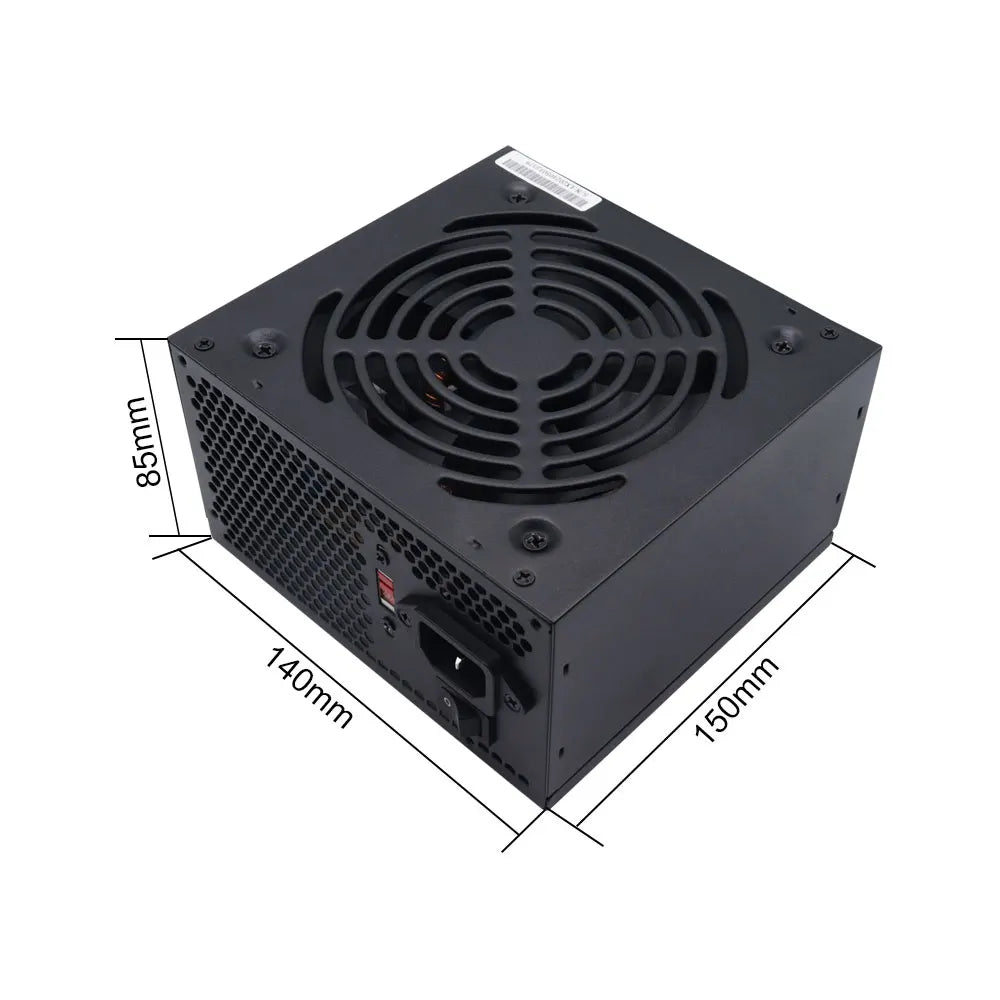 700W PC PSU Power Supply unit Black Gaming Quiet 120mm  Fan 24pin 12V ATX Desktop computer Power Supply for BTC