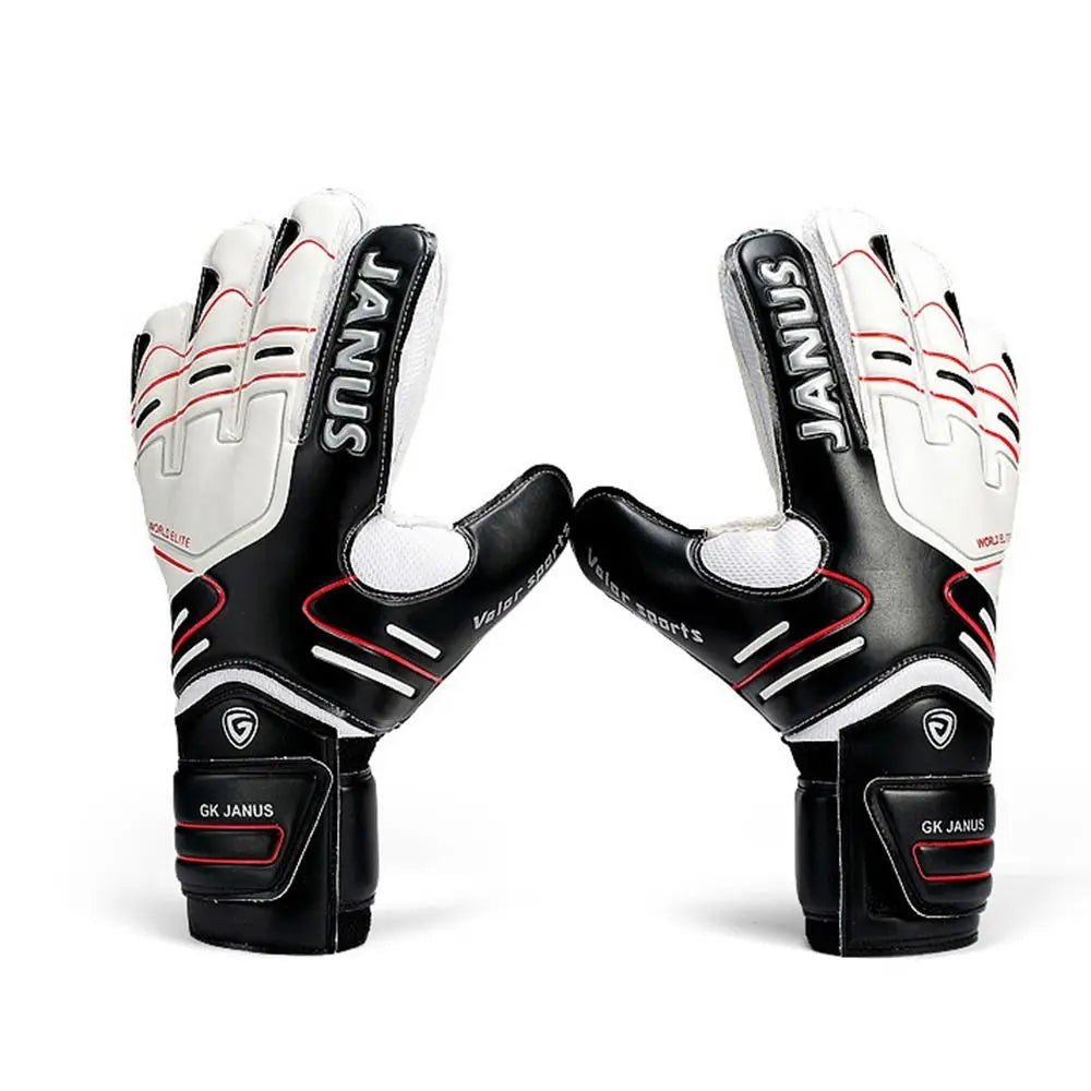 Finger Protection Goalie Gloves Wear-Resistant Non-Slip Soccer Gloves Latex Handguard Football Goalkeeper Gloves Soccer