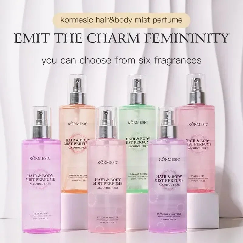 290ml Original Brazil Perfume Fruity Body Fragrance Alcohol-free Natural Fresh  Long-lasting Unisex Dating Atmosphere